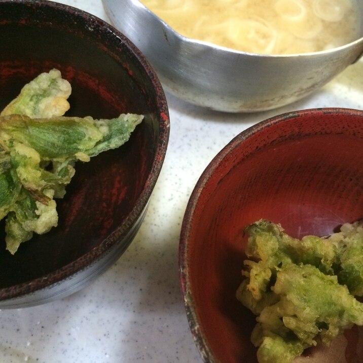 蕗の薹の味噌汁